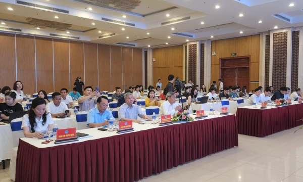 Hội nghị tập huấn tuyên truyền về BHXH, BHYT, BHTN tại Quảng Bình . Ảnh BH